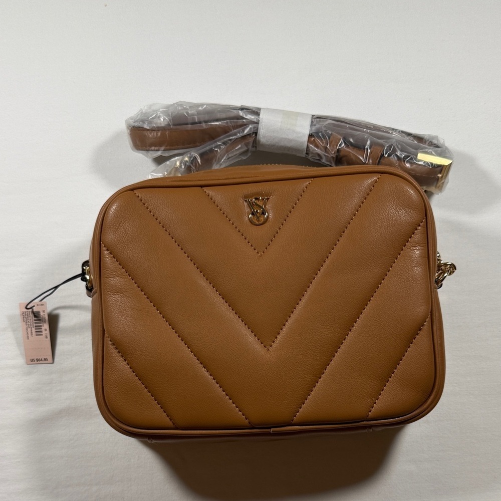 Victoria's Secret Tan Crossbody Bag